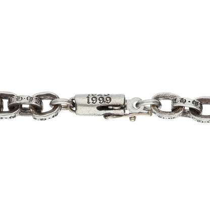 Chrome Hearts Paper Chain Necklace 14K Silver Size 20 Inch