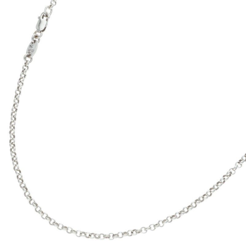 Chrome Hearts Roll Chain Silver 925 Necklace Size 20 Inch