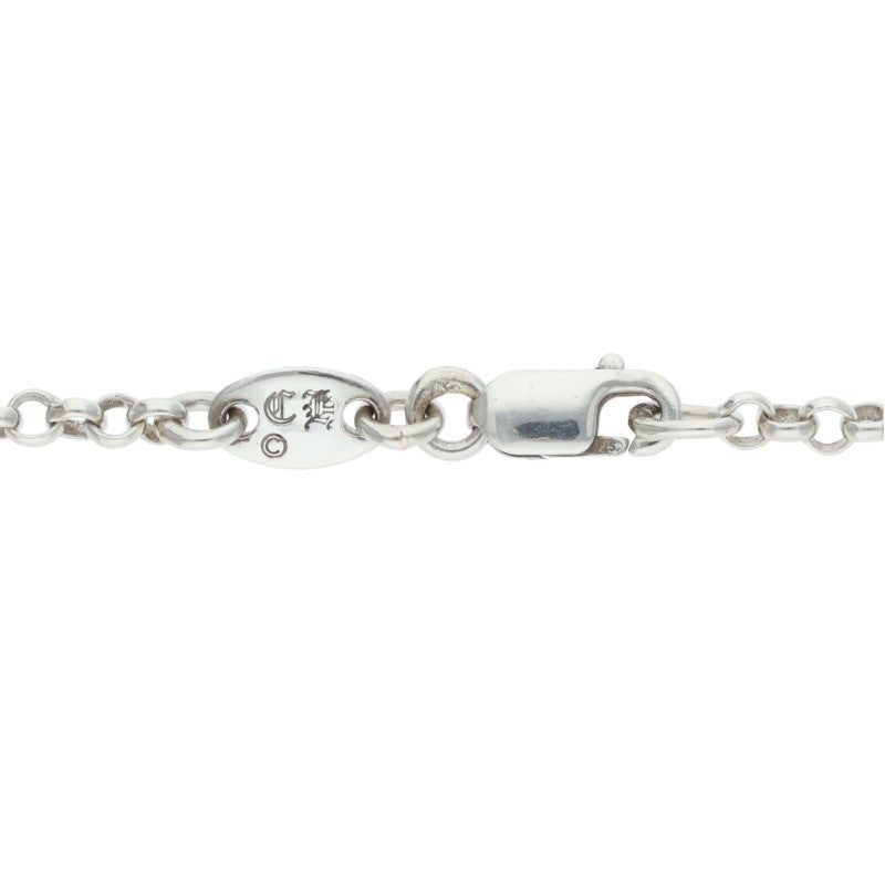 Chrome Hearts Roll Chain Silver 925 Necklace Size 20 Inch