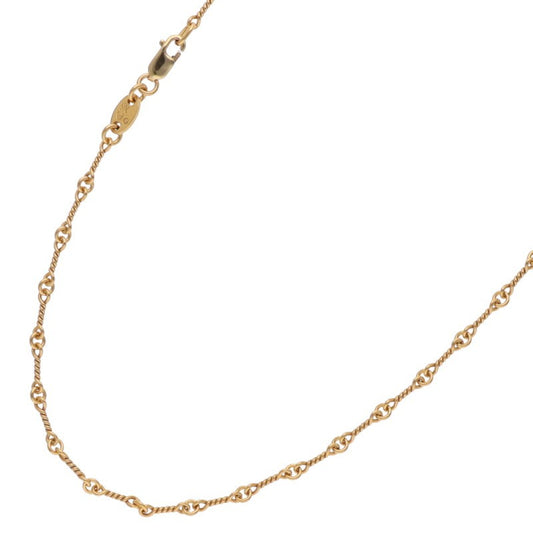 Chrome Hearts 22K Twist Chain Necklace Size 20 Inch Yellow