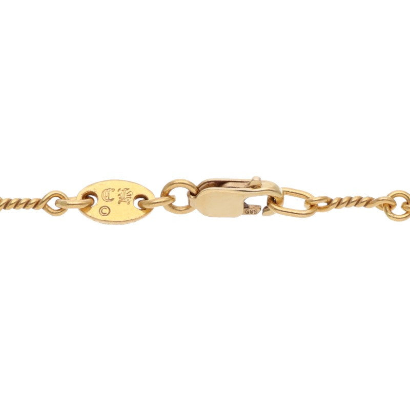 Chrome Hearts 22K Twist Chain Necklace Size 20 Inch Yellow
