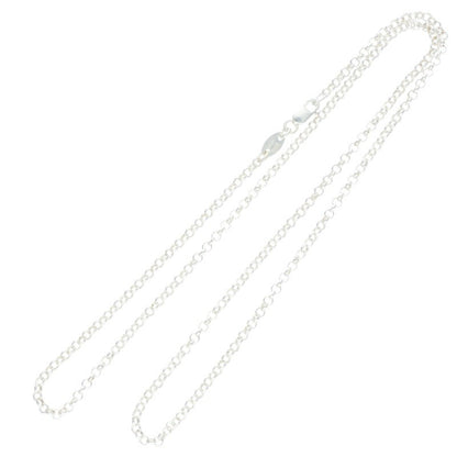 Chrome Hearts Silver Roll Chain Necklace Size 20 Inch