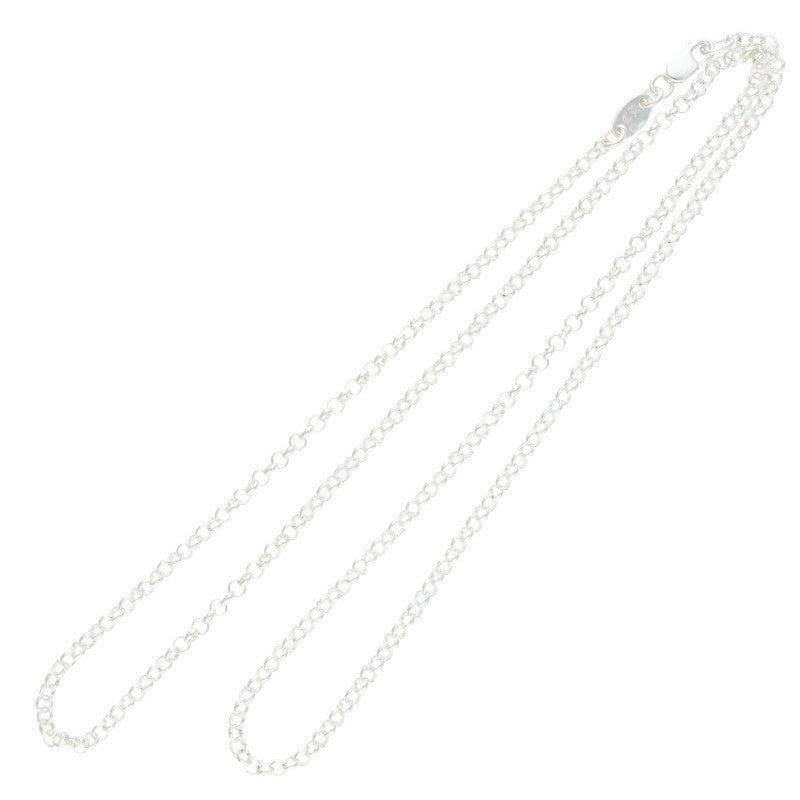 Chrome Hearts Silver Roll Chain Necklace Size 20 Inch