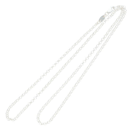 Chrome Hearts Silver Roll Chain Necklace Size 20 Inch