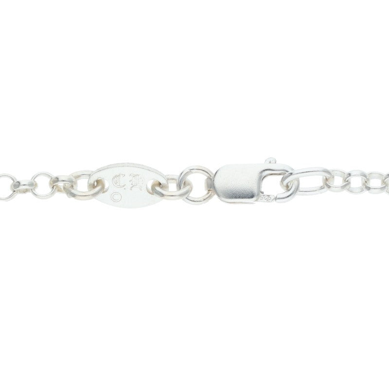 Chrome Hearts Silver Roll Chain Necklace Size 20 Inch