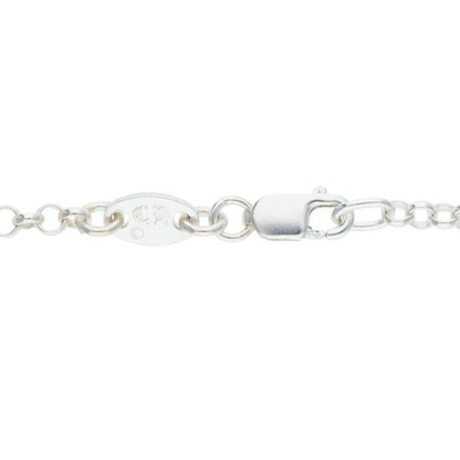 Chrome Hearts Silver Roll Chain Necklace Size 20 Inch