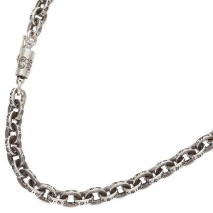 Chrome Hearts Paper Chain Silver Necklace Size 20 Inch