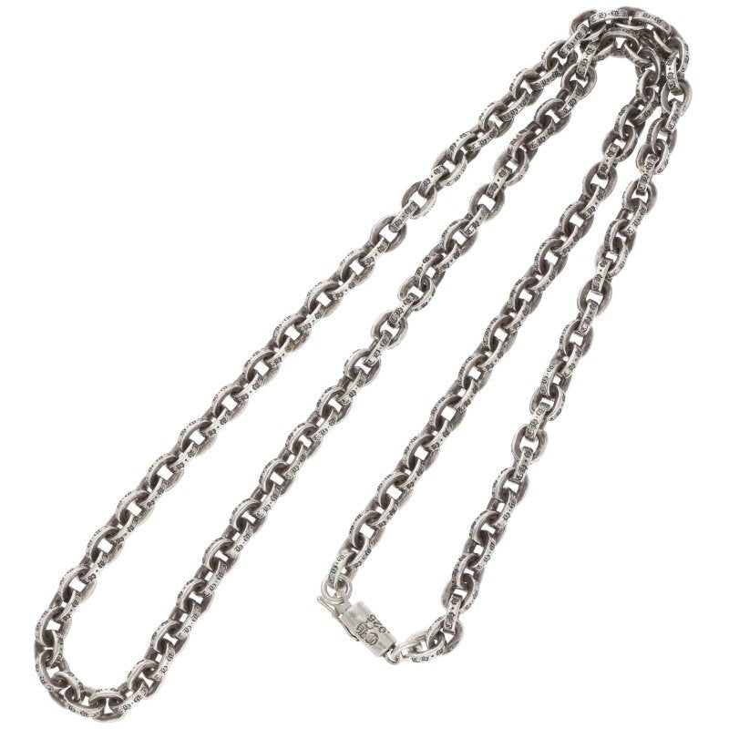 Chrome Hearts Paper Chain Silver Necklace Size 20 Inch