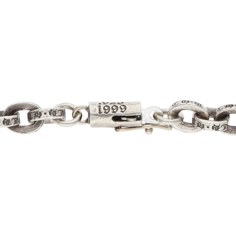 Chrome Hearts Paper Chain Silver Necklace Size 20 Inch