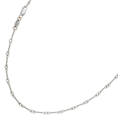 Chrome Hearts 18K WG Twist Chain Necklace Size 16 Inch