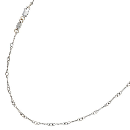 Chrome Hearts 18K WG Twist Chain Necklace Size 16 Inch