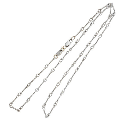 Chrome Hearts 18K WG Twist Chain Necklace Size 16 Inch