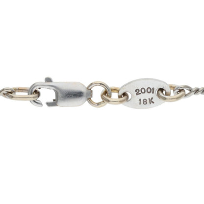 Chrome Hearts 18K WG Twist Chain Necklace Size 16 Inch