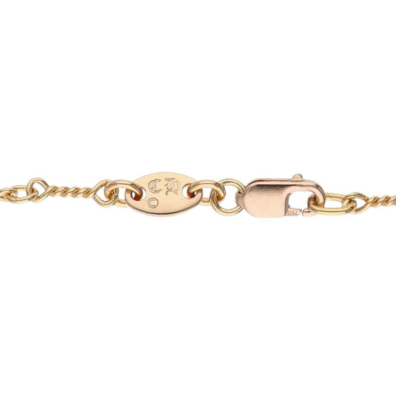 Chrome Hearts 22K Yellow Gold Chain Necklace Size 18 Inch