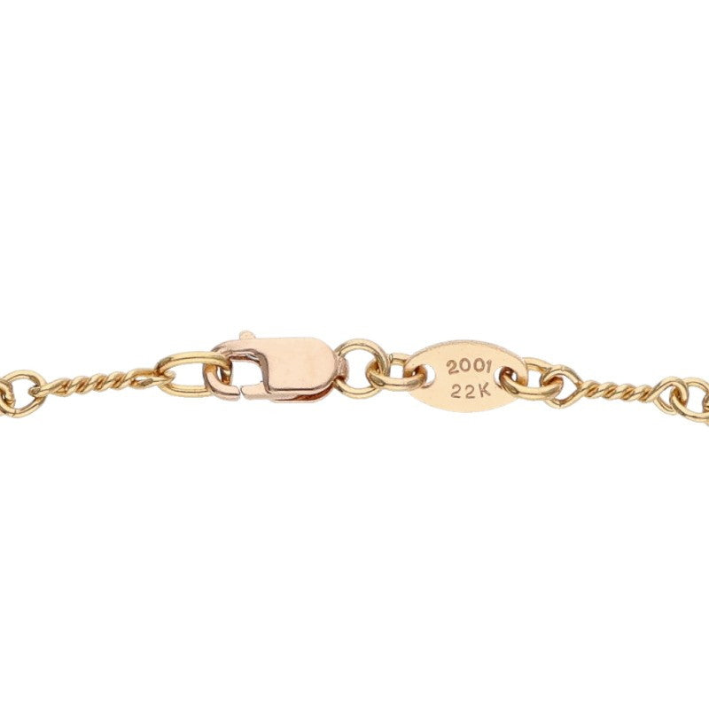 Chrome Hearts 22K Yellow Gold Chain Necklace Size 18 Inch
