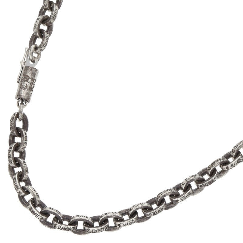 Chrome Hearts 925 Silver Paper Chain Necklace Size 30 Inch