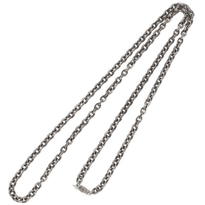 Chrome Hearts 925 Silver Paper Chain Necklace Size 30 Inch