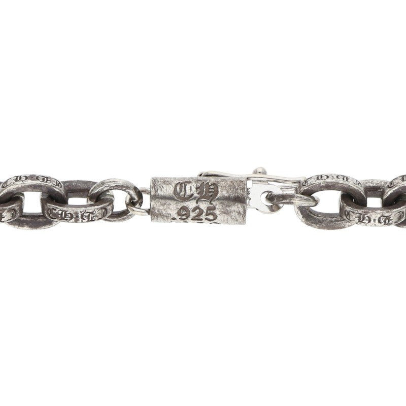 Chrome Hearts 925 Silver Paper Chain Necklace Size 30 Inch