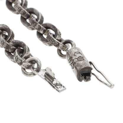 Chrome Hearts 925 Silver Paper Chain Necklace Size 30 Inch