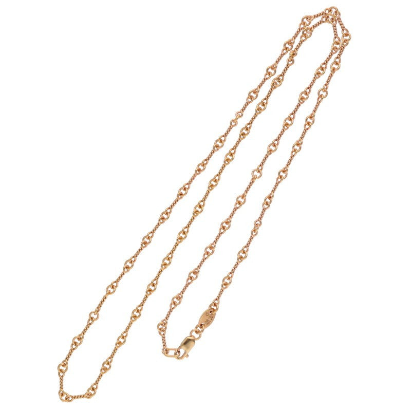 Chrome Hearts 22K Twist Chain Gold Necklace Size 20 Inch