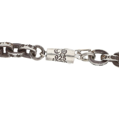 Chrome Hearts Paper Chain Necklace 14K Silver Size 20 Inch