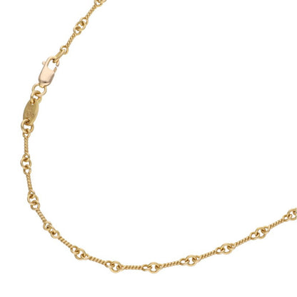 Chrome Hearts 22K Twist Chain Gold Necklace Size 16 Inch