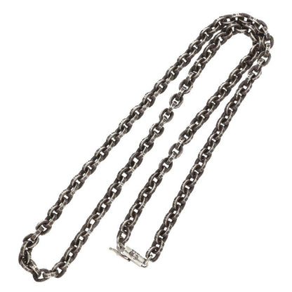 Chrome Hearts Paper Chain Necklace 14K Silver Size 20 Inch