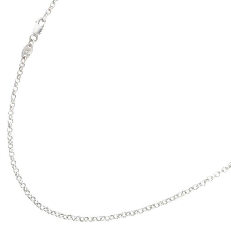 Chrome Hearts R24 Roll Chain Silver Necklace Size 24 Inch