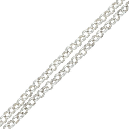 Chrome Hearts R24 Roll Chain Silver Necklace Size 24 Inch