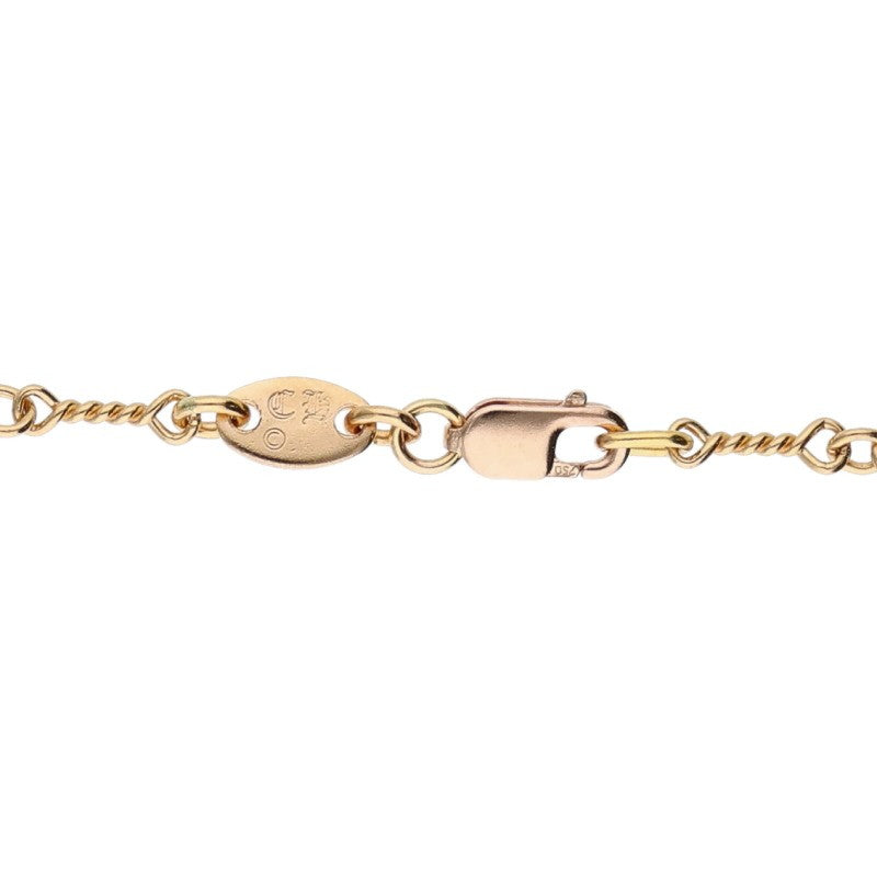 Chrome Hearts 22K Yellow Gold Chain Necklace Size 20 Inch