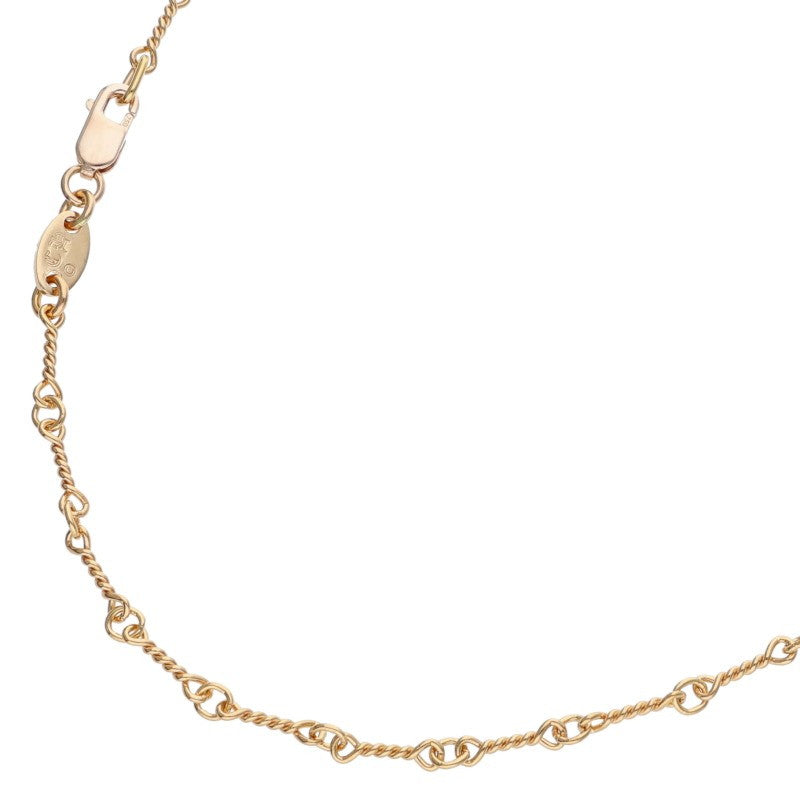 Chrome Hearts 22K Twist Chain Gold Necklace Size 20 Inch