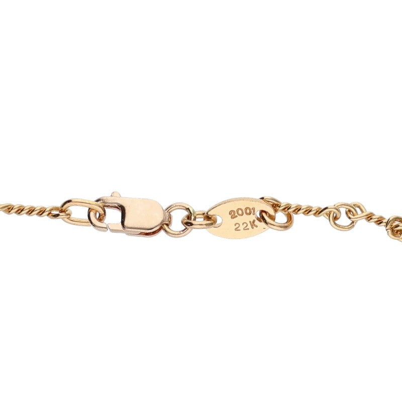 Chrome Hearts 22K Yellow Gold Chain Necklace Size 20 Inch