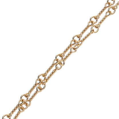 Chrome Hearts 22K Yellow Gold Chain Necklace Size 20 Inch