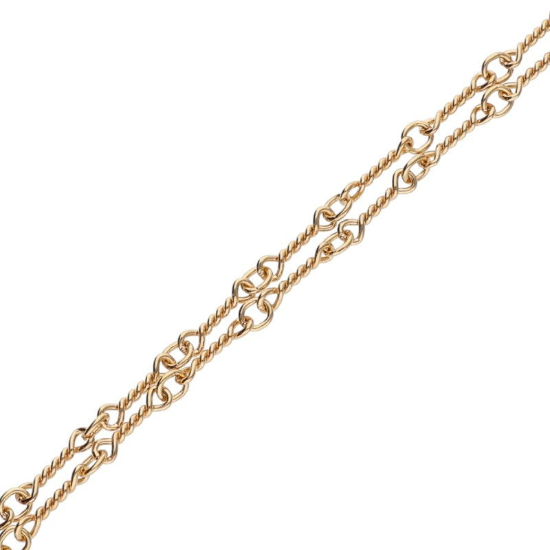 Chrome Hearts 22K Gold Twist Chain Necklace Size 20 Inch