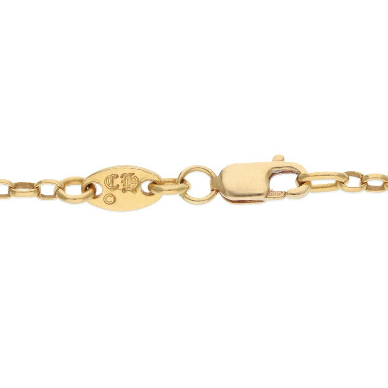 Chrome Hearts R20 Roll Chain Necklace 22K Gold Size 20 Inch