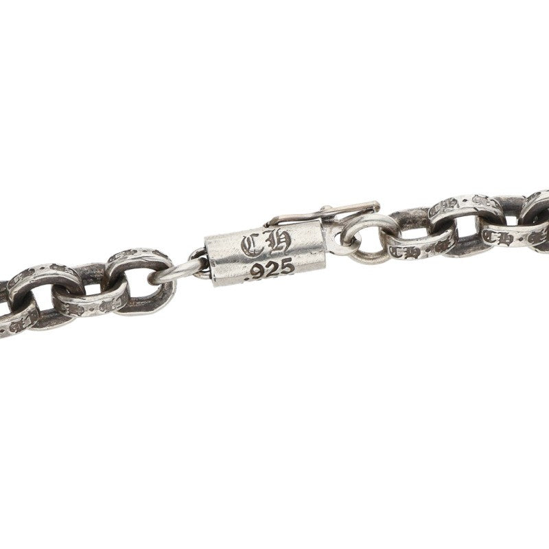 Chrome Hearts 925 Silver Paper Chain Necklace Size 24 Inch