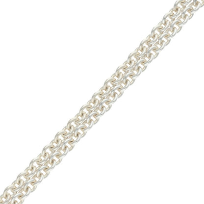 Chrome Hearts Sterling Silver NE Chain Necklace Size 20 Inch