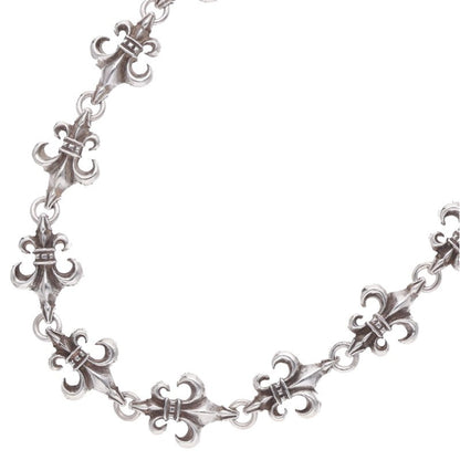 Chrome Hearts BS Fleur Link 925 Silver Necklace Size 20 Inch