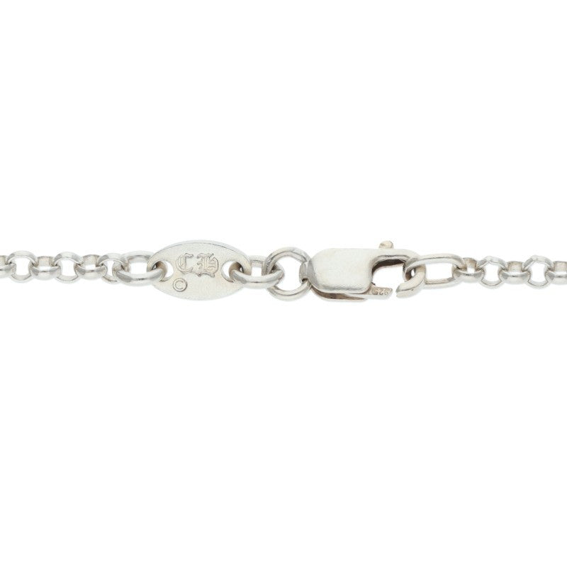 Chrome Hearts Roll Chain Necklace Silver Size 20 Inch