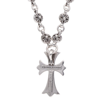 Chrome Hearts Cross Ball Chain Cross Necklace Size 20 Inch