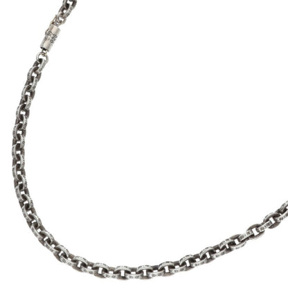 Chrome Hearts 925 Silver Paper Chain Necklace Size 24 Inch