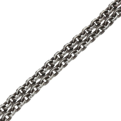 Chrome Hearts 925 Silver Paper Chain Necklace Size 24 Inch