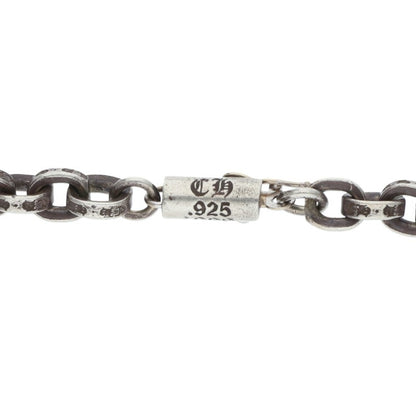 Chrome Hearts 925 Silver Paper Chain Necklace Size 24 Inch