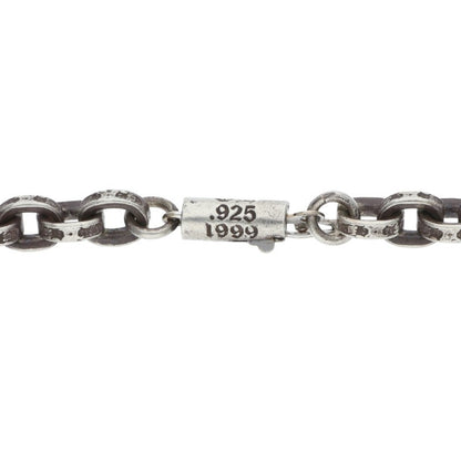 Chrome Hearts 925 Silver Paper Chain Necklace Size 24 Inch