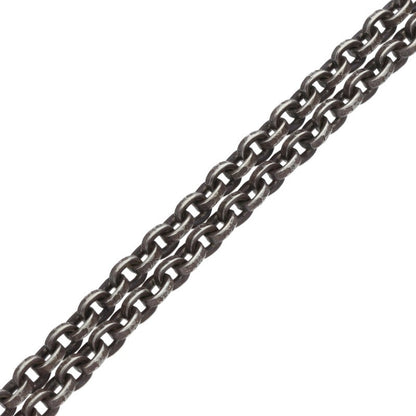 Chrome Hearts 925 Silver Paper Chain Necklace Size 24 Inch