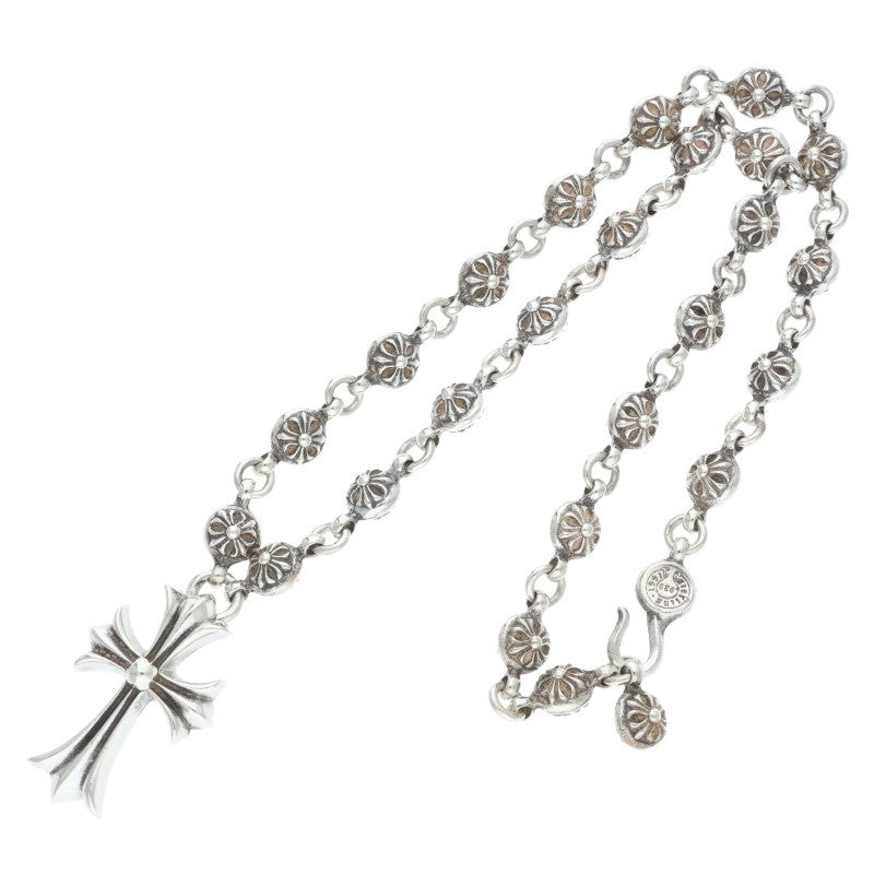 Chrome Hearts Old #1 Cross Ball Cross Necklace Size 20 Inch