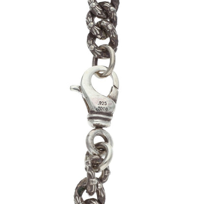 Chrome Hearts Xtra Fncy Mini Silver Necklace Size 20 Inch