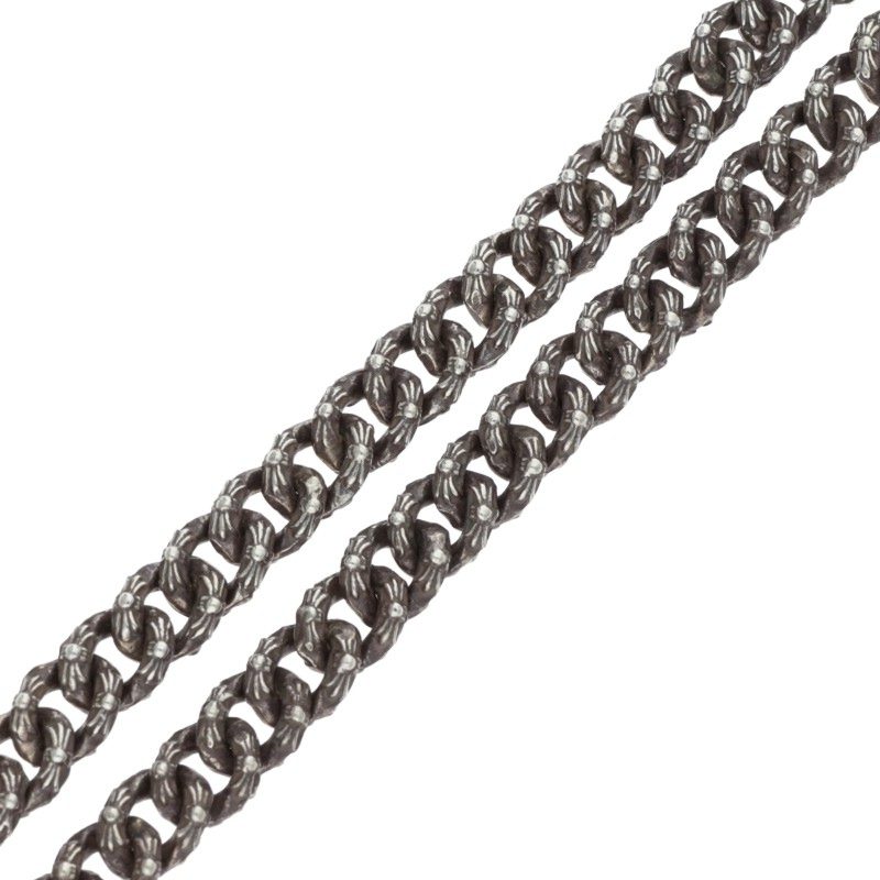 Chrome Hearts Xtra Fncy Mini Silver Necklace Size 20 Inch