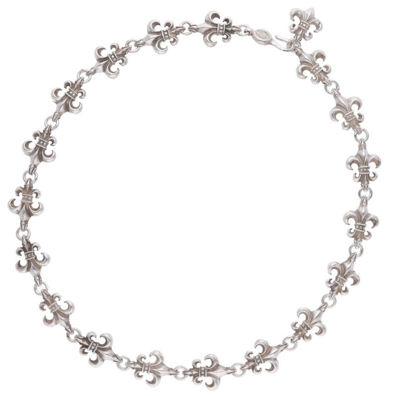 Chrome Hearts Cutout BS Fleur Necklace Size 20 Inch