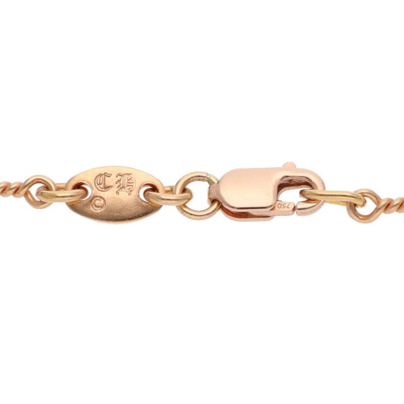 Chrome Hearts 22K Twist Chain Gold Necklace Size 20 Inch